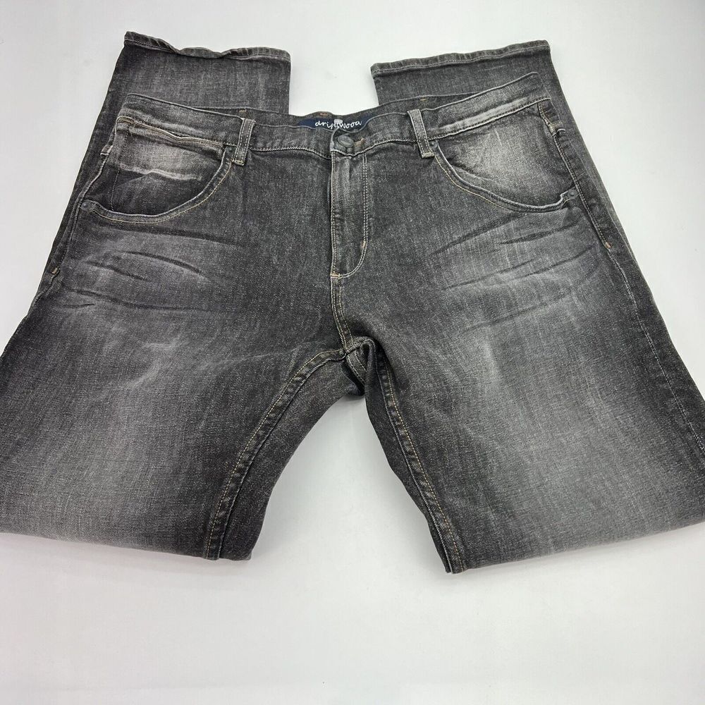 Driftwood Morgan Men’s Distressed Black Jeans Size 34x32